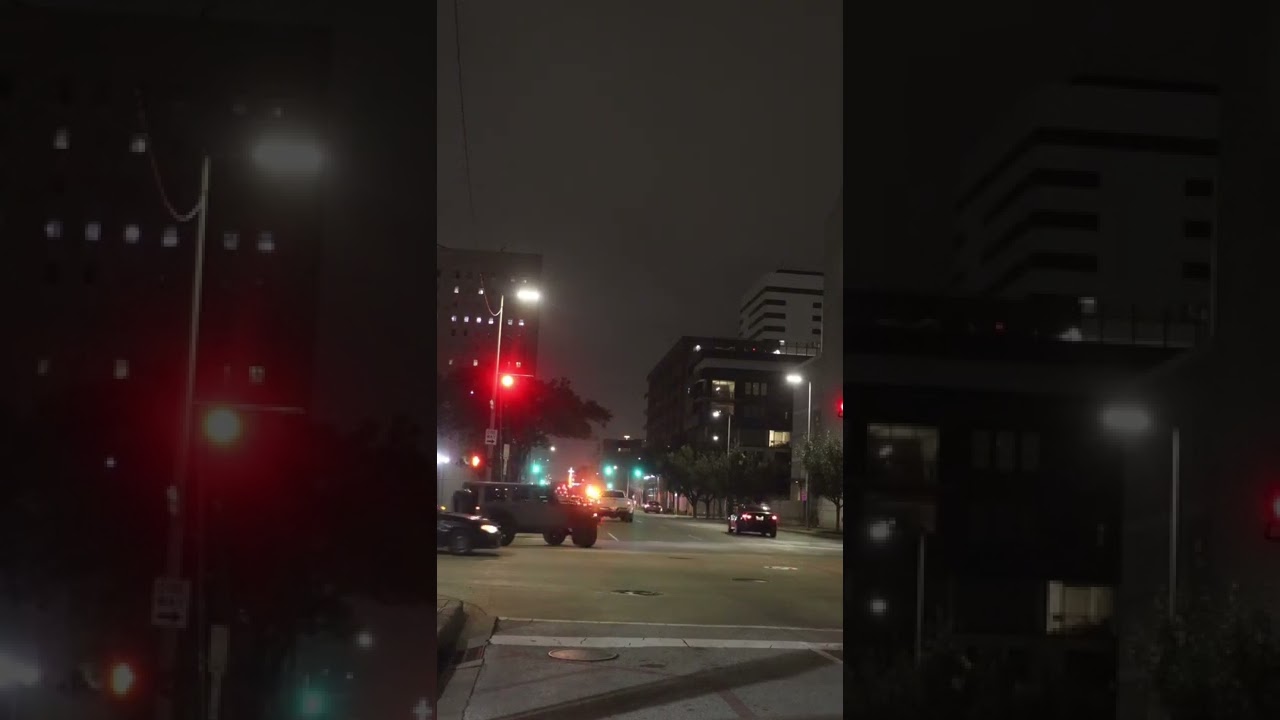 Two cars caught on #dashcam running a red light in #downtown #houston ...