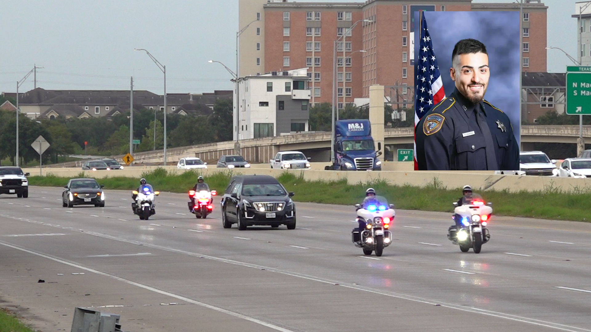 Watch: Funeral Procession For Harris County Deputy Fernando Esqueda ...